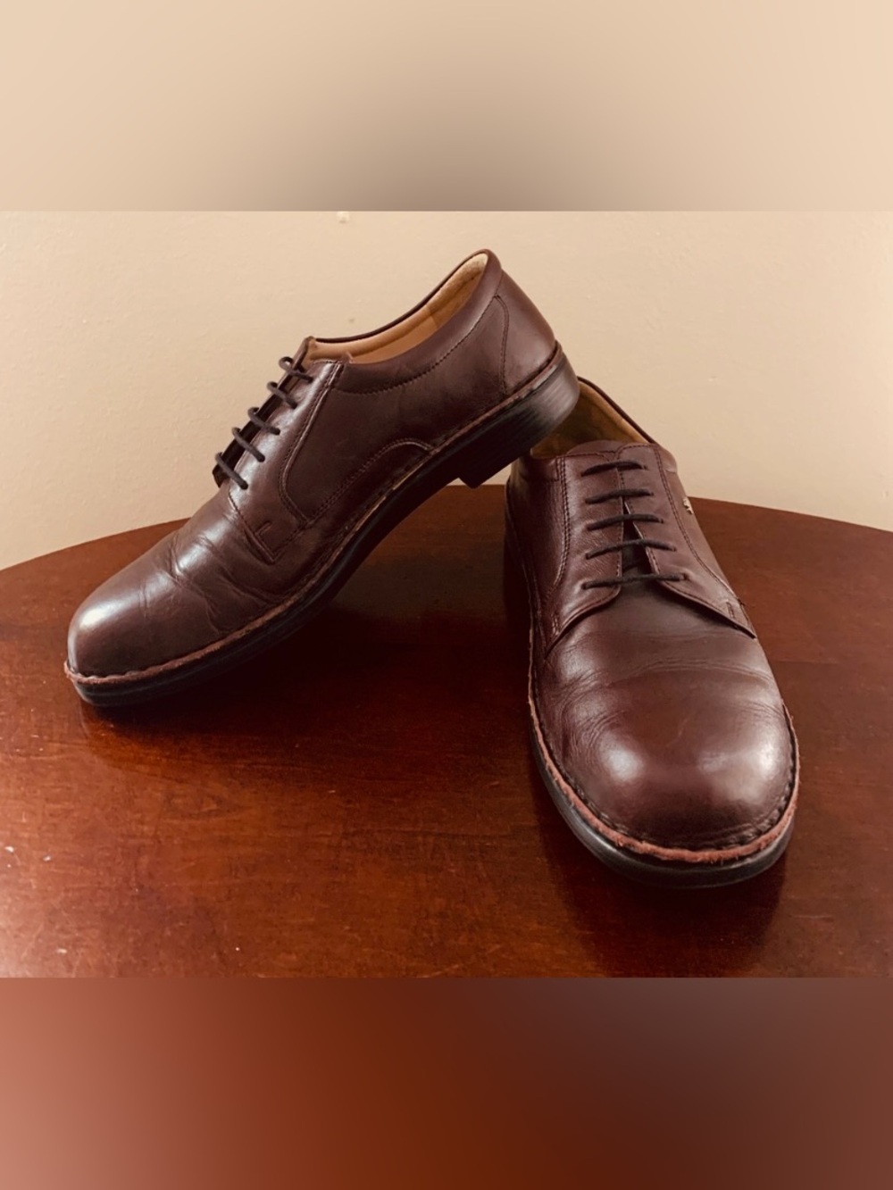 Finn Comfort Men's Oxfords Brown Leather - Made in Germany